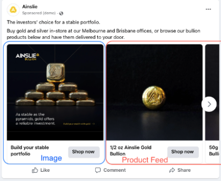 Product feed marketing